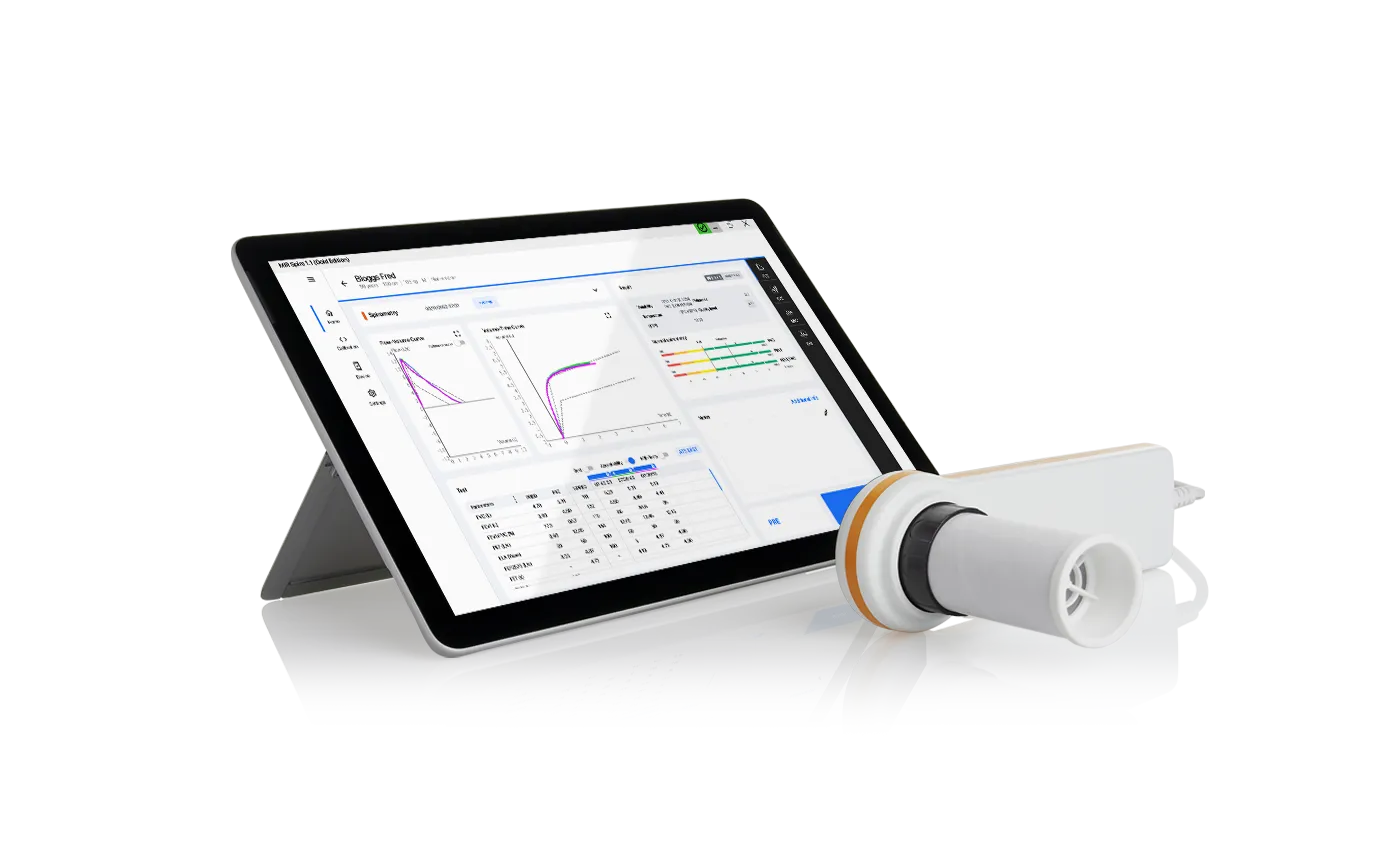 Minispir | Handheld PC-based spirometer | Amplivox